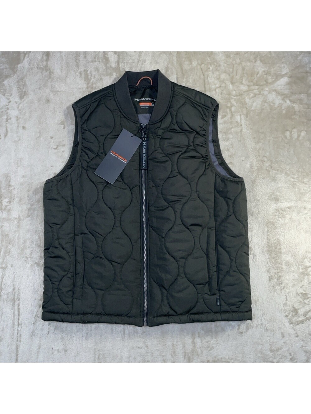 BRAND NEW! Hawke & Co Puffer Vest Loden Quilted Performance Outfitter Mens L